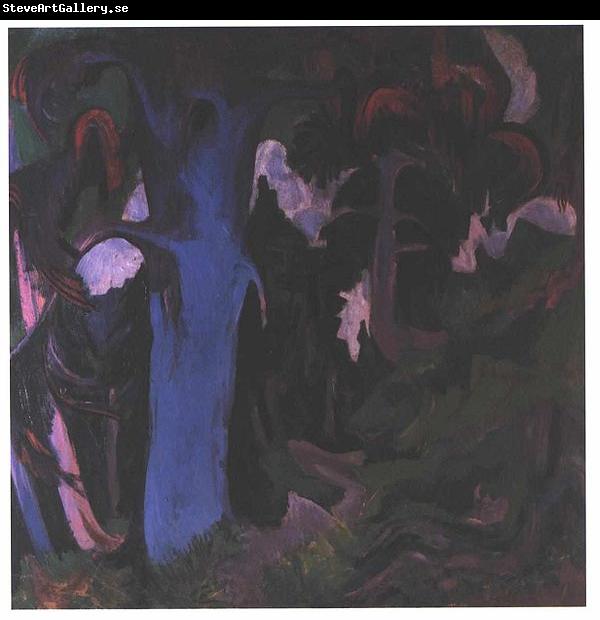 Ernst Ludwig Kirchner The blue tree